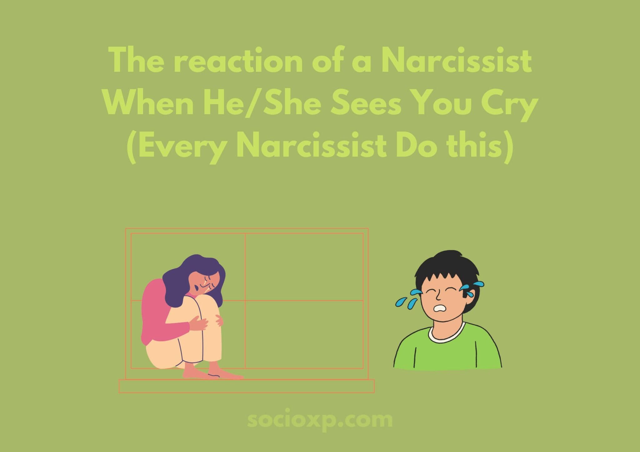 The reaction of a Narcissist When He/She Sees You Cry (Every Narcissist Do this)